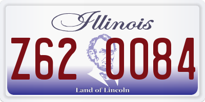 IL license plate Z620084