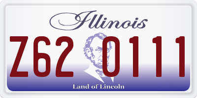 IL license plate Z620111