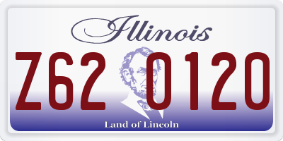 IL license plate Z620120