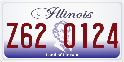 IL license plate Z620124