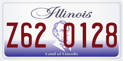 IL license plate Z620128