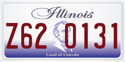 IL license plate Z620131