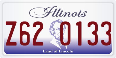 IL license plate Z620133