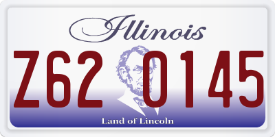 IL license plate Z620145