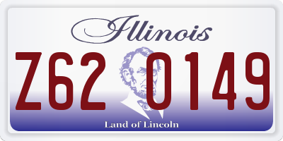 IL license plate Z620149
