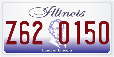 IL license plate Z620150