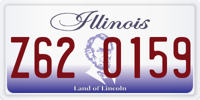 IL license plate Z620159