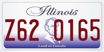 IL license plate Z620165