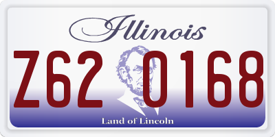 IL license plate Z620168