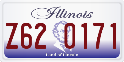 IL license plate Z620171