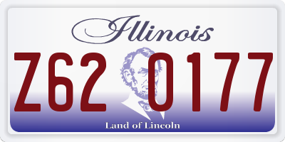 IL license plate Z620177