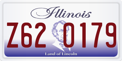 IL license plate Z620179