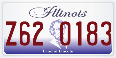 IL license plate Z620183