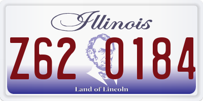 IL license plate Z620184