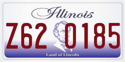 IL license plate Z620185
