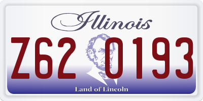 IL license plate Z620193