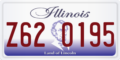 IL license plate Z620195