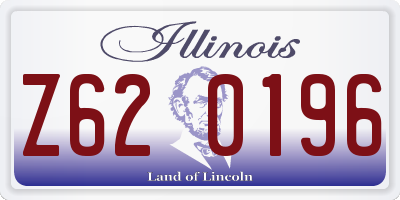 IL license plate Z620196