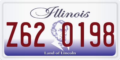 IL license plate Z620198