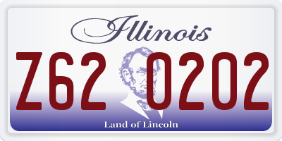 IL license plate Z620202