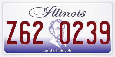 IL license plate Z620239