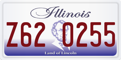 IL license plate Z620255