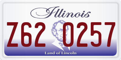 IL license plate Z620257
