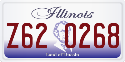 IL license plate Z620268