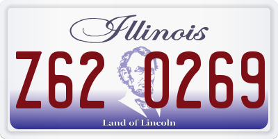 IL license plate Z620269