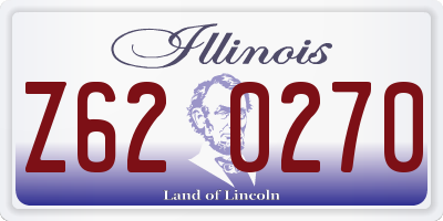 IL license plate Z620270