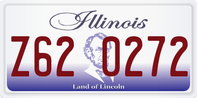 IL license plate Z620272