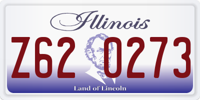 IL license plate Z620273