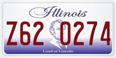 IL license plate Z620274
