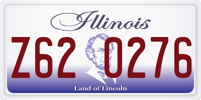 IL license plate Z620276