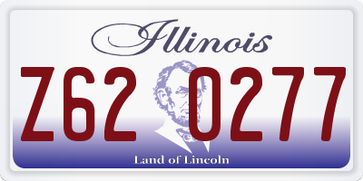 IL license plate Z620277