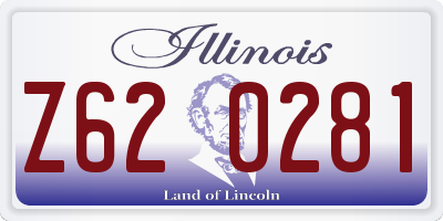 IL license plate Z620281