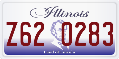 IL license plate Z620283