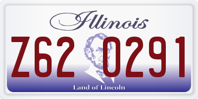 IL license plate Z620291