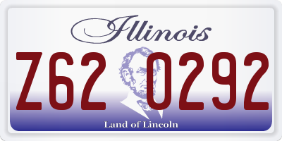 IL license plate Z620292