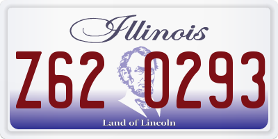 IL license plate Z620293