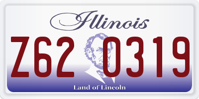 IL license plate Z620319