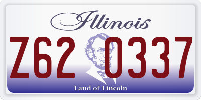 IL license plate Z620337