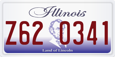 IL license plate Z620341