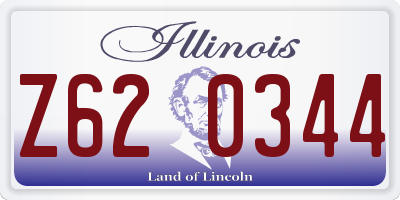 IL license plate Z620344