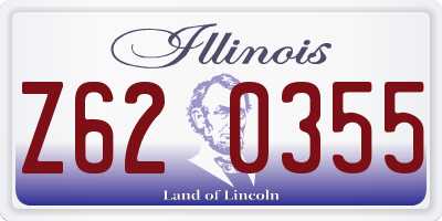 IL license plate Z620355