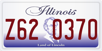 IL license plate Z620370
