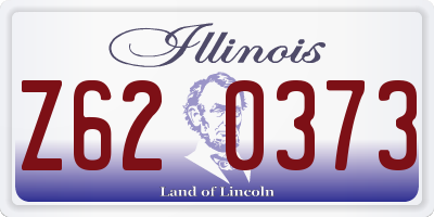 IL license plate Z620373