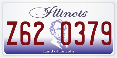 IL license plate Z620379