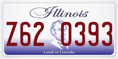 IL license plate Z620393