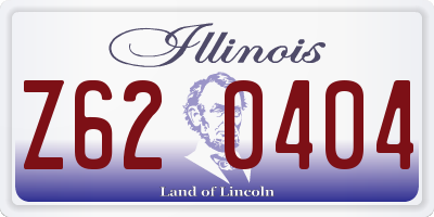 IL license plate Z620404